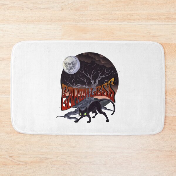 Item preview, skull on moon and earthless Earthless, psychedelic Earth designed and sold by LeonardModeP.