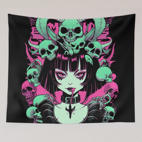 Item preview, Demon girl and her minions designed and sold by MikeyMeta.