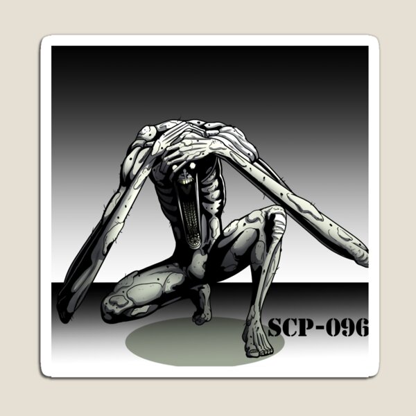 SCP-096 Shy Guy Magnet for Sale by BusinessTanuki