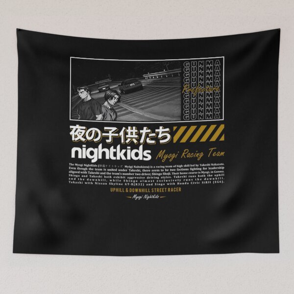 Item preview, Nightkids Streetwear Style Initial D designed and sold by AnchiDewies.