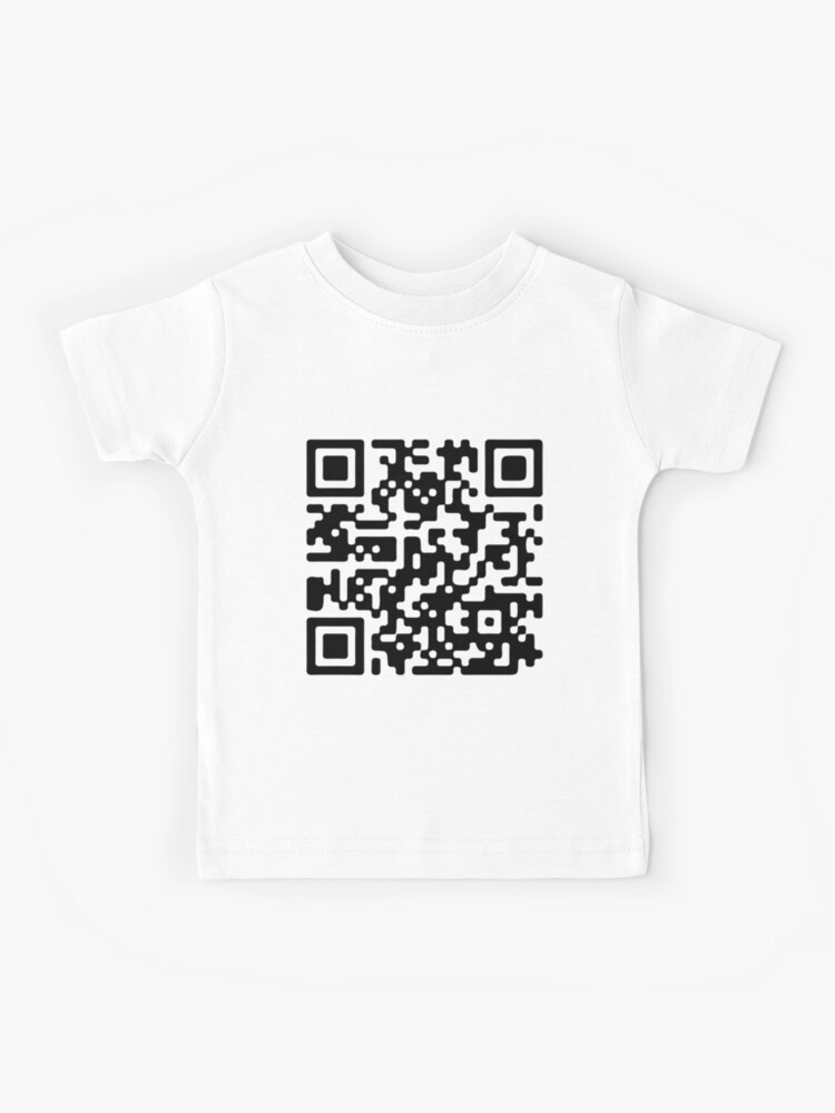 Rick Roll - QR Code Kids T-Shirt for Sale by NikkiMouse82