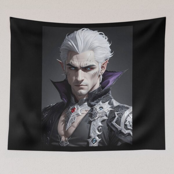 Aperçu de l'œuvre Astarion Acunin prince violet Vampire Bg3 créée et vendue par GarmentVanill.