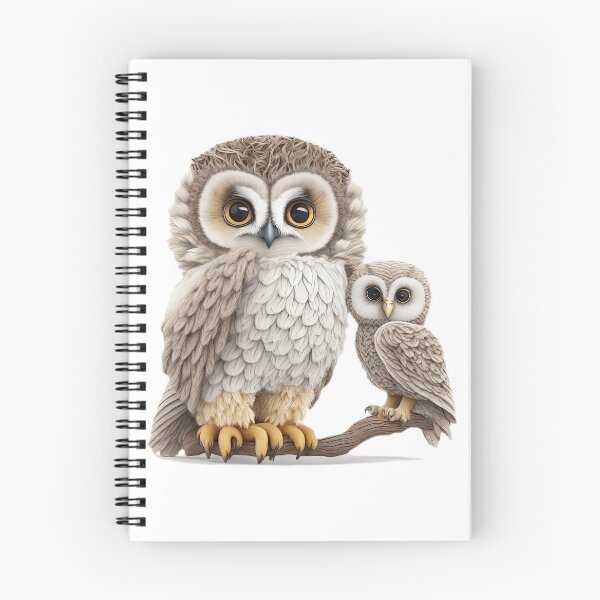 Item preview, Round, puffy, cuddly fur of an owl with extremely cute siblings. designed and sold by Natcharee.
