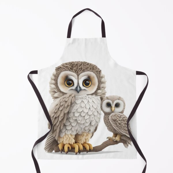 Item preview, Round, puffy, cuddly fur of an owl with extremely cute siblings. designed and sold by Natcharee.