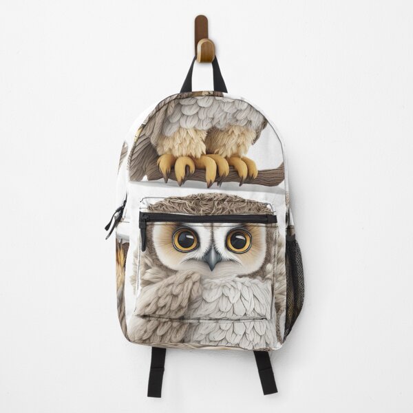 Item preview, Round, puffy, cuddly fur of an owl with extremely cute siblings. designed and sold by Natcharee.