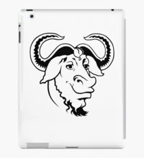 GNU Head Official Logo Mascot T-Shirt iPad Case/Skin