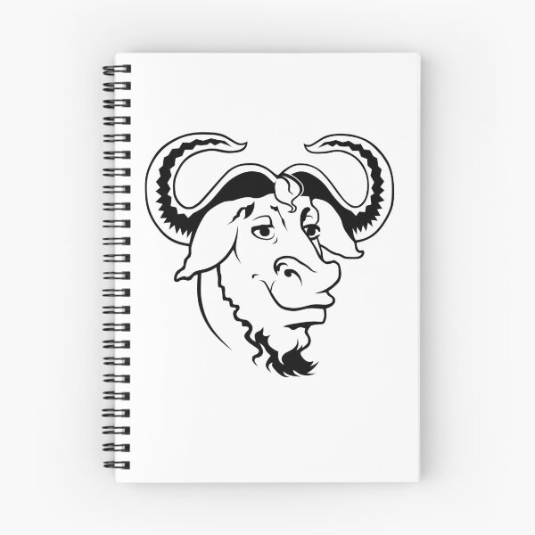Item preview, GNU Head Official Logo Mascot T-Shirt designed and sold by Rainwater Merch.
