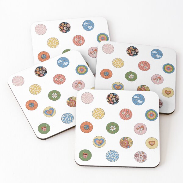 Item preview, Mini Retro Groovy Funky Circle Doodle Design designed and sold by zoeyyyrose.