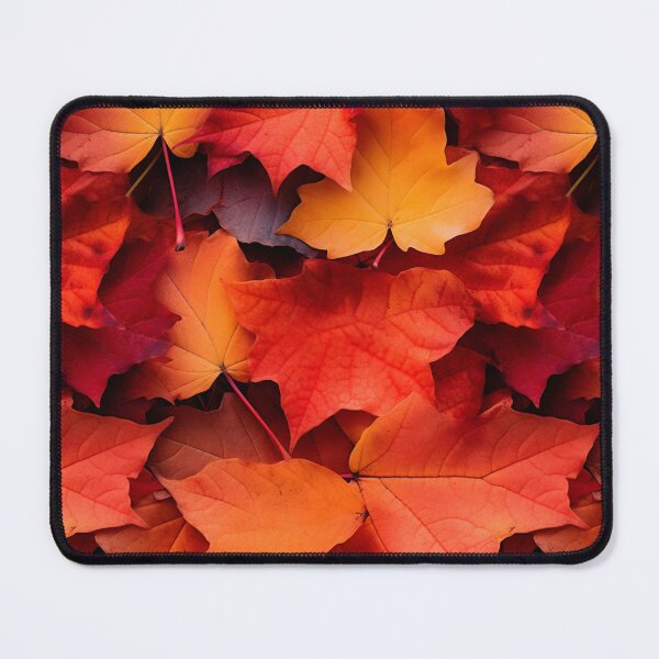 Item preview, Colorful Autumn Leaves Fall Season Pillow designed and sold by allthis.