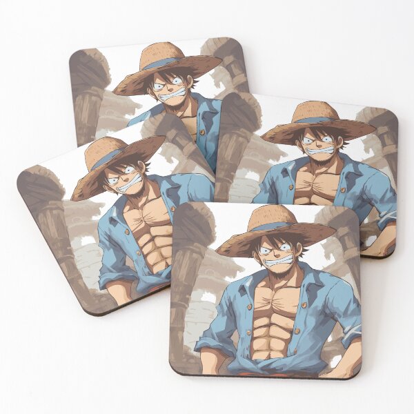 Item preview, stronger luffy blue shirt fan art designed and sold by RE-AL.