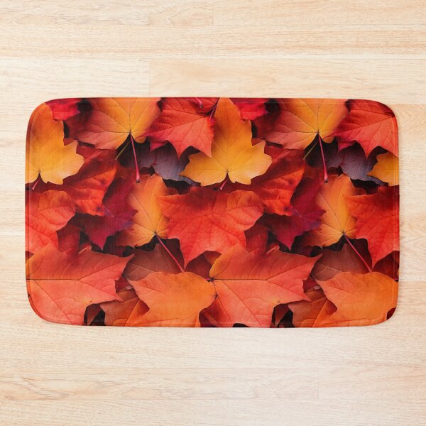 Item preview, Colorful Autumn Leaves Fall Season Pillow designed and sold by allthis.
