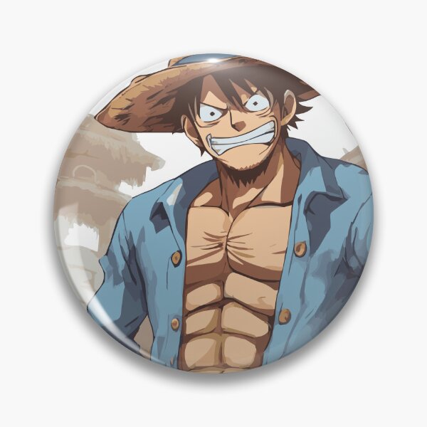 Item preview, stronger luffy blue shirt fan art designed and sold by RE-AL.