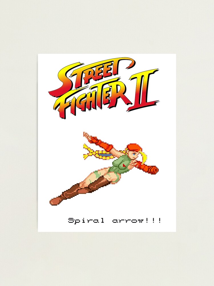 Cammy Street Fighter 2 Spiral Arrow Photographic Print for Sale by  polinko90