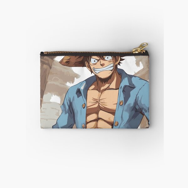 Item preview, stronger luffy blue shirt fan art designed and sold by RE-AL.