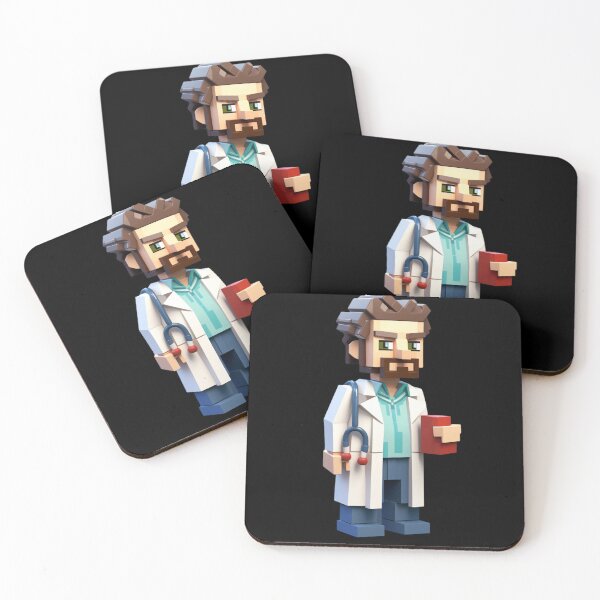 Item preview, Doctor Voxel Art (Medical Field) designed and sold by Days Of The Sleek.