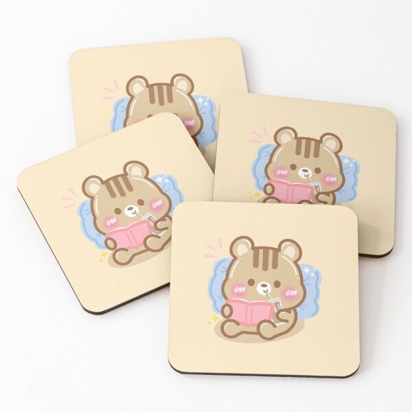 Item preview, Cute Kawaii Chipmunk I Like My Books Spicy and My Coffee Icy designed and sold by cutecozynook.
