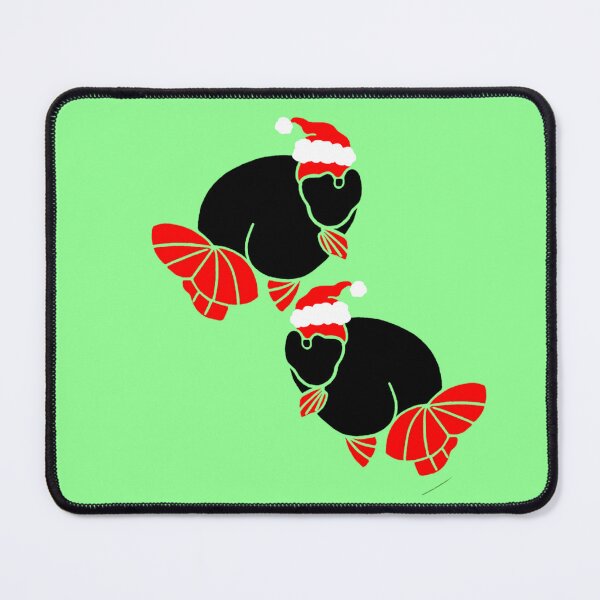 Item preview, Oranda Goldfish Pair Santa 90623A designed and sold by Nosnah.