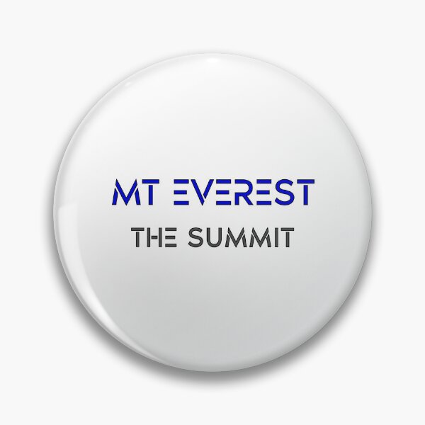 Item preview, MT EVEREST, THE SUMMIT.  STENCIL FONT, BLUE AND GREY designed and sold by AASparksDesigns.