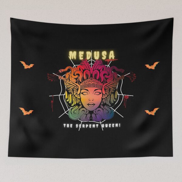 Item preview, Rainbow, Rainbow Medusa, Medusa, Colorful Medusa, Greek mythology, Medusa Head, Medusa Gorgon, Gradient Medusa, Halloween  Snake Queen designed and sold by Ruby Jackson.