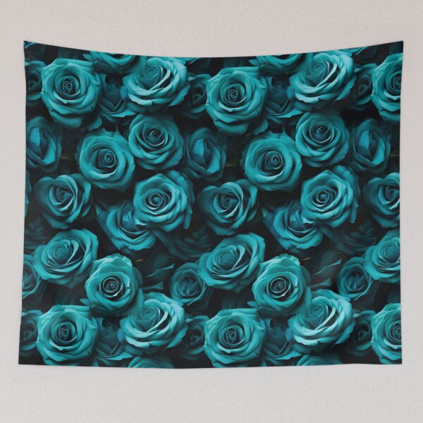 Item preview, Teal Roses designed and sold by allthis.