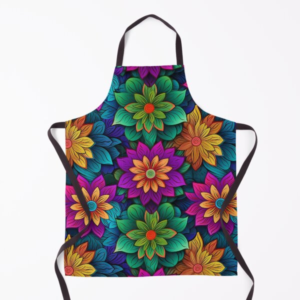 Item preview, Colorful Bold Floral Pattern designed and sold by ArcaneInk Graphics.