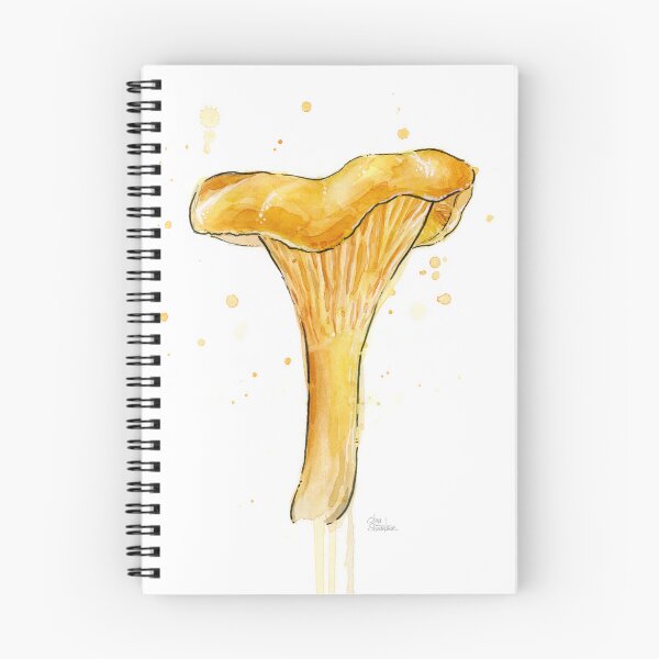 Item preview, Chanterelle Watercolor Painting designed and sold by Olga Shvartsur.
