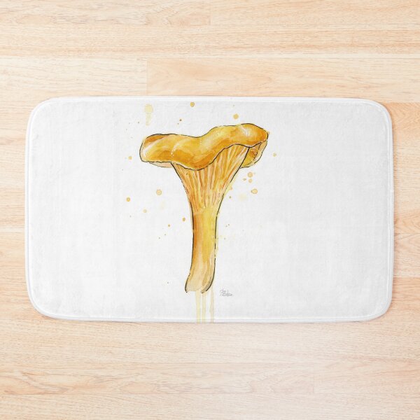 Item preview, Chanterelle Watercolor Painting designed and sold by Olga Shvartsur.