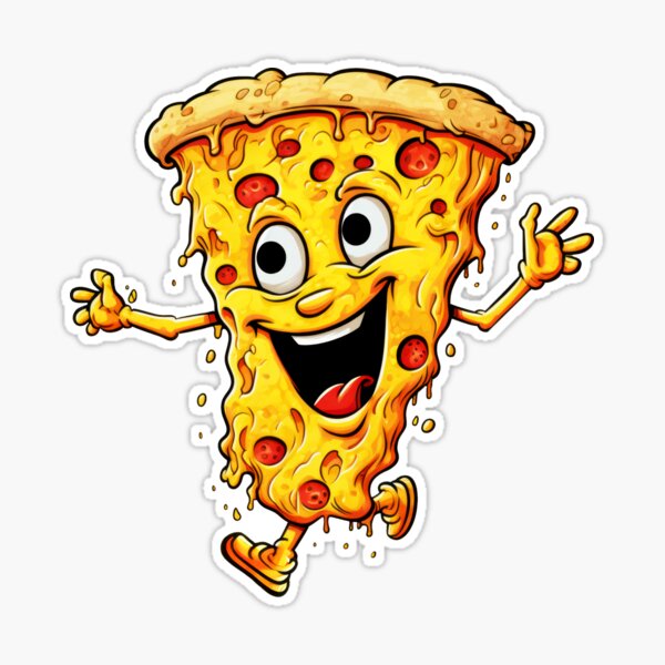 Premium Vector  Funny cartoon character, pizza and pineapple