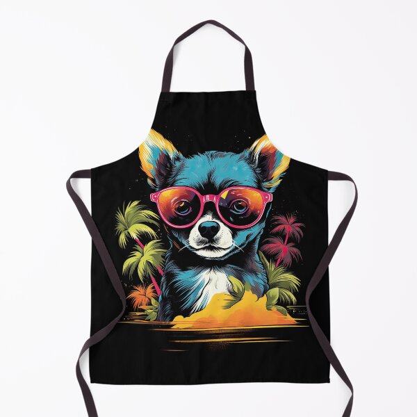 Artikelvorschau, Chihuahua mit Sonnenbrille im Vektorstil 4 entworfen und verkauft von eyestetix.