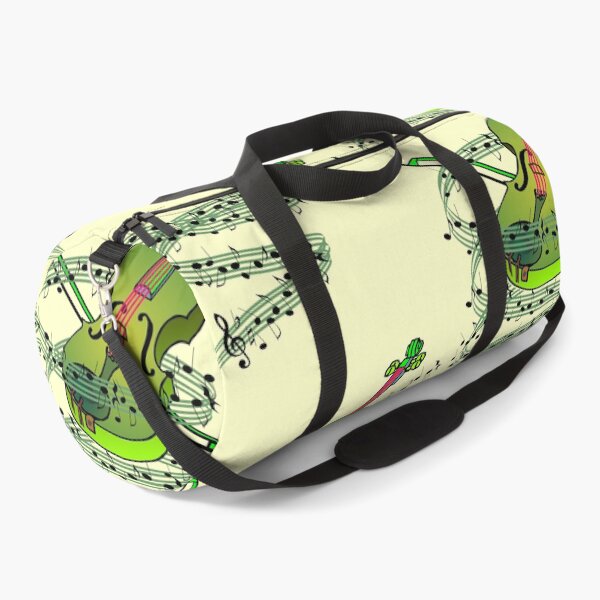 Item preview, Cartoon Violin in green serenade designed and sold by ClarkChris.