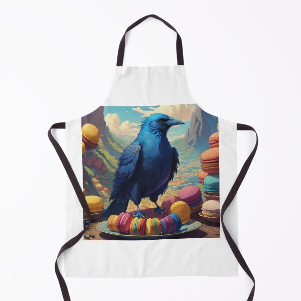 Item preview, Blue crows and macaroons designed and sold by Amitbasri.
