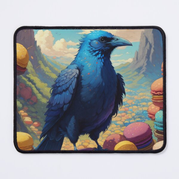 Item preview, Blue crows and macaroons designed and sold by Amitbasri.