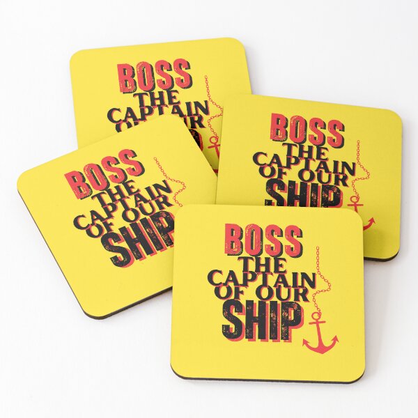 Item preview, Boss is The Captain of Our Ship designed and sold by InnovativeGFX.