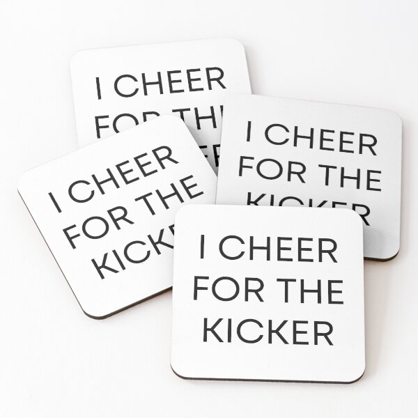 Item preview, I Cheer For The Kicker designed and sold by FarisyStore.