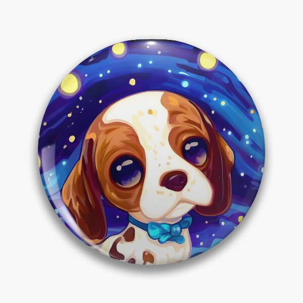 Item preview, English Pointer in The Starry Night  designed and sold by City0fDreams.