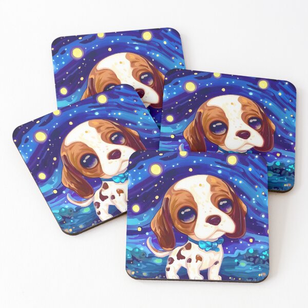 Item preview, English Pointer in The Starry Night  designed and sold by City0fDreams.