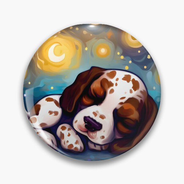 Item preview, English Pointer in The Starry Night  designed and sold by City0fDreams.
