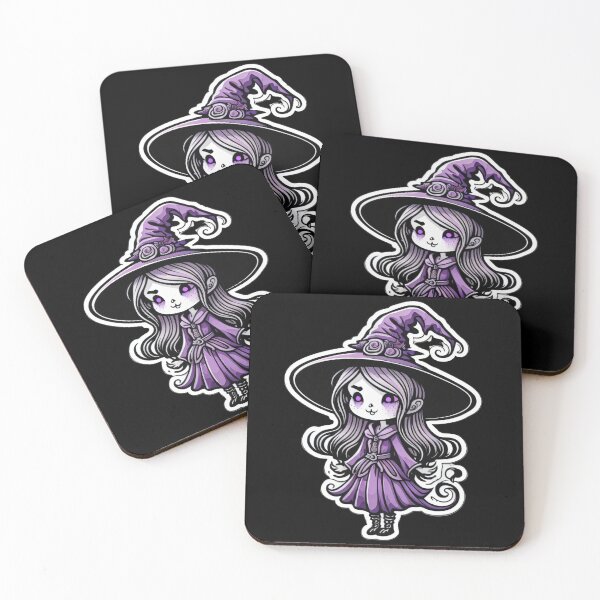 Item preview, Spooky Chibi Witch designed and sold by Printsalotl.