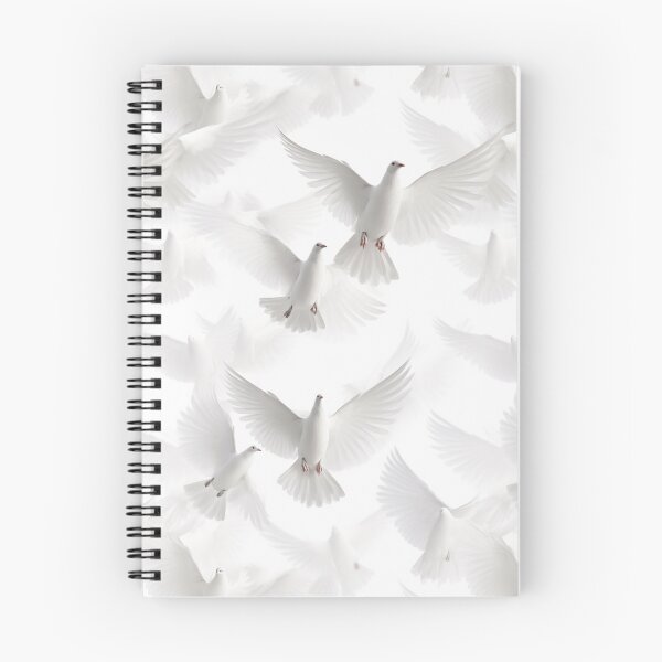 Item preview, White Doves Love Birds designed and sold by allthis.