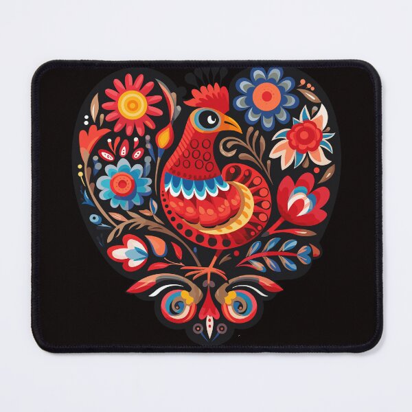 Item preview, Polish heart-shaped folk art designed and sold by ImprintMage.