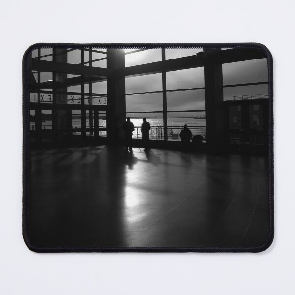 Item preview, morning, ferry terminal, lower Manhattan, NYC designed and sold by bodhiimages.