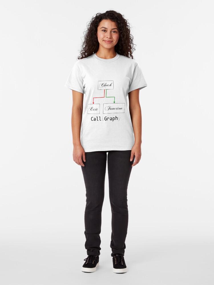 Alternate view of Call-i-graph-y Classic T-Shirt