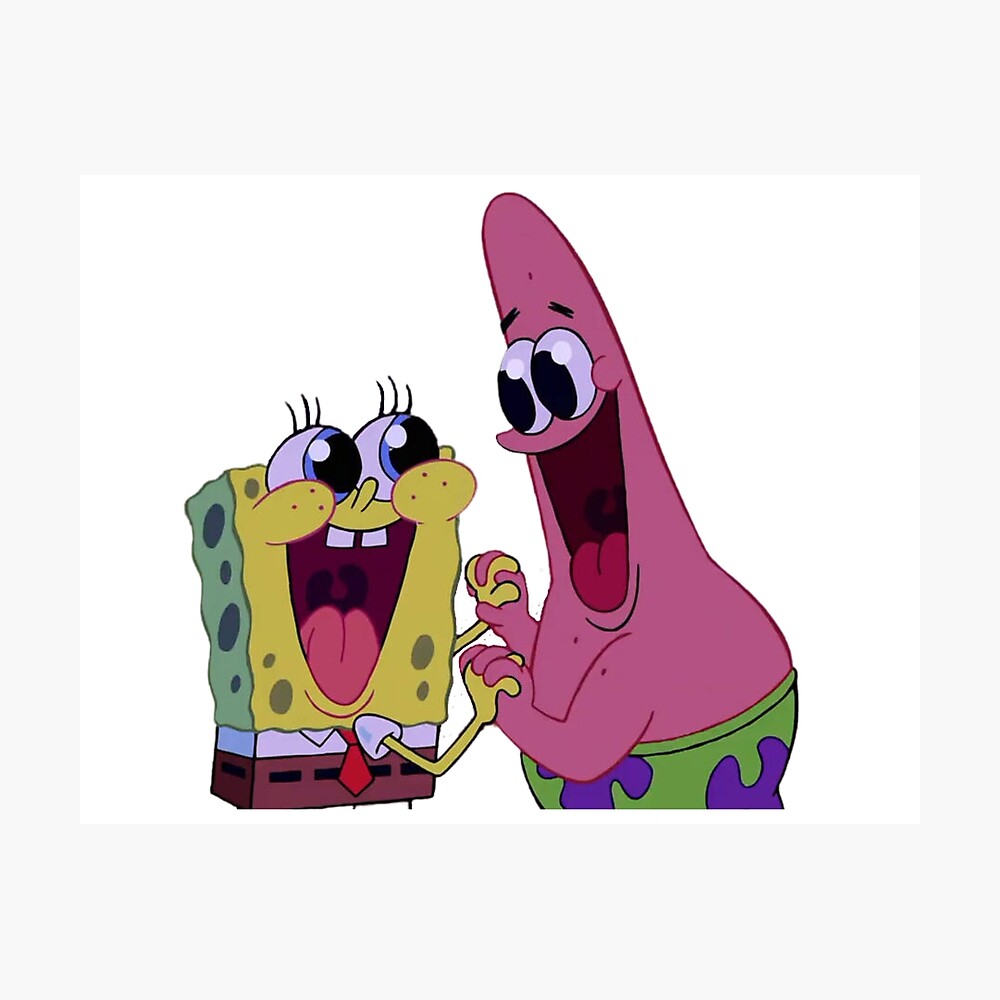 SpongeBob and Patrick Best Friends Poster