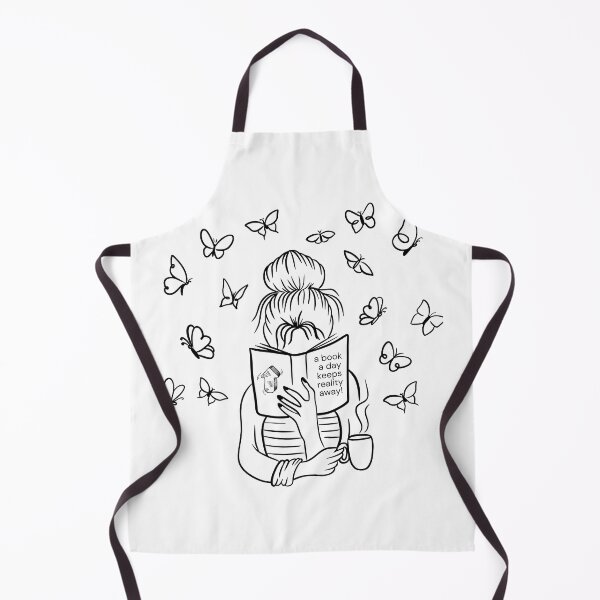 Item preview, Woman reading a book surrounded by butterflies. designed and sold by IguaranDesign.