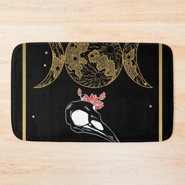 Item preview, Dark Academia Bone Skull Bird Botanical Crow designed and sold by Yellowriversss.