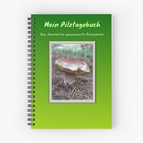 Item preview, Journal for mushroom pickers designed and sold by SevenStitch.