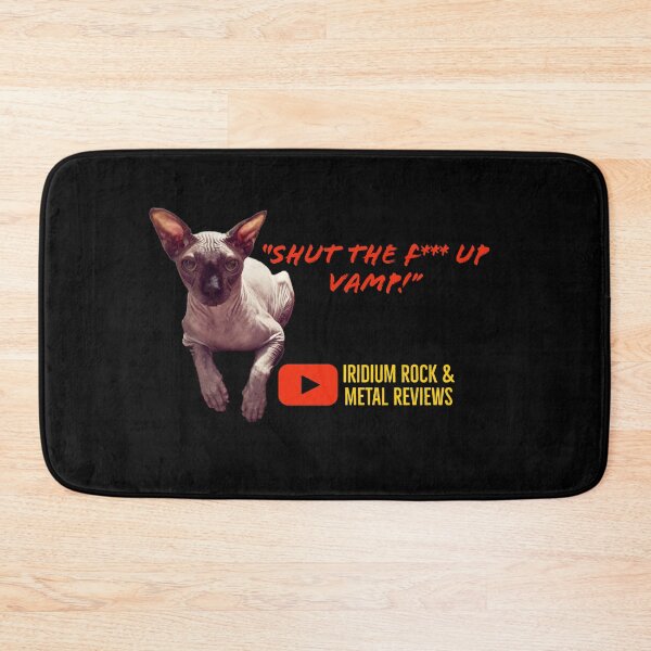 Item preview, Iridium Rock & Metal Reviews Vamp the annoying bald cat  designed and sold by IridiumRock.