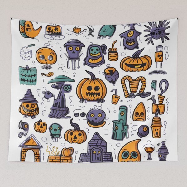 Item preview, Icon Halloween set colorful designed and sold by Sunakokookkook.
