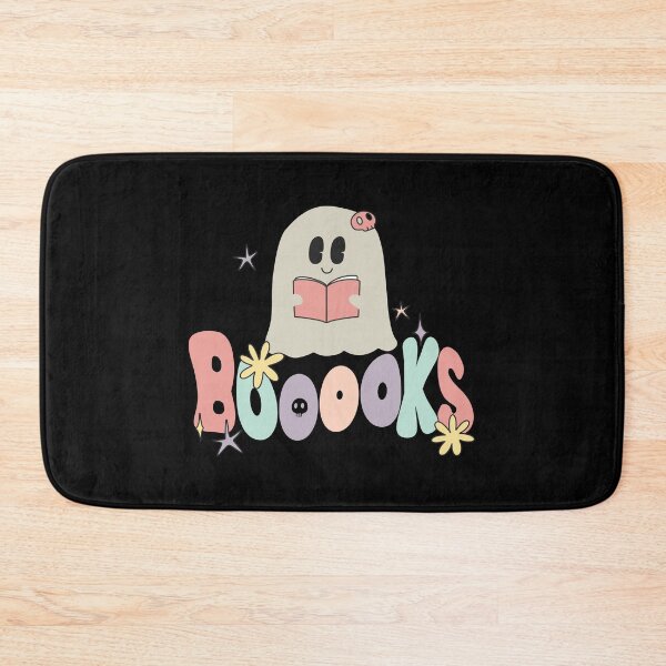 Item preview, book lover kawaii spooky reading halloween groovy pastel 90s vintage designed and sold by TNwandesignart.