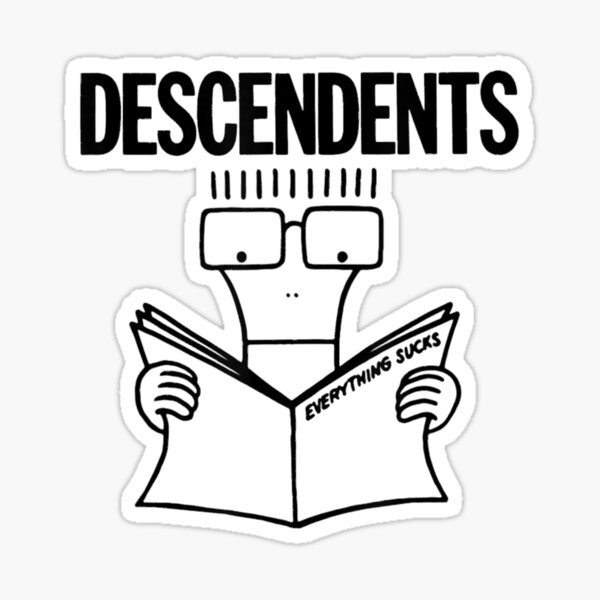 Vista previa del artículo con la obra «Descendientes Todo apesta», diseñado y vendido por OscarBird.
